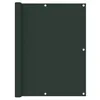Image de Écran de balcon Vert foncé 120x400 cm Tissu Oxford