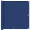Image de Écran de balcon Bleu 90x300 cm Tissu Oxford