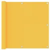 Image de vidaXL Balkonscherm 90x500 cm oxford stof geel135026