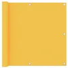 Image de Écran de balcon Jaune 90x600 cm Tissu Oxford