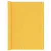 Image de vidaXL Balkonscherm 120x600 cm oxford stof geel135031