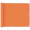 Image de vidaXL Balkonscherm 75x300 cm oxford stof oranje135044
