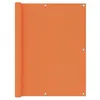 Image de vidaXL Balkonscherm 120x500 cm oxford stof oranje135054