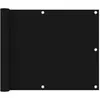 Image de vidaXL Balkonscherm 75x400 cm oxford stof zwart135057