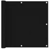 Image de vidaXL Balkonscherm 90x300 cm oxford stof zwart135060