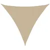 Image de Voile de parasol tissu oxford triangulaire 6x6x6 m beige
