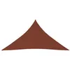 Image de vidaXL Voile de parasol Tissu Oxford triangulaire 3x3x3 m Terre cuite