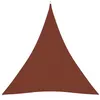 Image de vidaXL Voile de parasol tissu oxford triangulaire 4x4x4 m terre cuite
