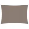 Image de vidaXL Voile de parasol Tissu Oxford rectangulaire 4x5 m Taupe