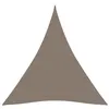 Image de vidaXL Voile de parasol Tissu Oxford triangulaire 4,5x4,5x4,5 m Taupe
