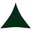 Image de vidaXL Voile parasol tissu oxford triangulaire 4x4x4 m vert foncé