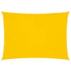 Image de vidaXL Voile de parasol Tissu Oxford rectangulaire 2x4 m Jaune