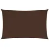 Image de vidaXL Voile de parasol Tissu Oxford rectangulaire 5x8 m Marron