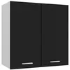 Image de Armoire suspendue Noir 60x31x60 cm Bois d ingénierie