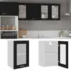 Image de vidaXL Hangkast Lyon 40x31x60 cm bewerkt hout zwart802506