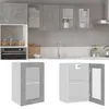 Image de vidaXL Hangkast Lyon 40x31x60 cm bewerkt hout betongrijs802509