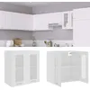 Image de vidaXL Hangkast Lyon 60x31x60 cm bewerkt hout wit802521