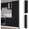 Image de vidaXL Armoire réfrigérée "Lyon" Noir 60 x 57 x 207 cm Bois d'ingénierie 802539
