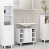 Image de Armoire de salle de bain Blanc 60x32x53,5 cm Bois d ingénierie