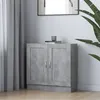 Image de Bibliothèque Gris béton 82,5x30,5x80 cm Bois d ingénierie