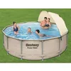 Image de Bestway - Power Steel - Piscine tubulaire avec couverture, filtre, pompe et accessoires - 396x107 cm - Ronde