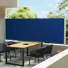 Image de vidaXL Tuinscherm uittrekbaar 600x160 cm blauw313377