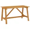 Image de vidaXL Tuintafel 140x70x73,5 cm massief acaciahout312406