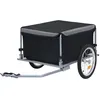Image de Remorque de vélo noir et gris 65 kg