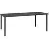 Image de Table à dîner d extérieur Anthracite 190x90x74 cm Acier