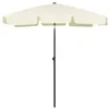 Image de vidaXL Strandparasol 180x120 cm zandgeel314719