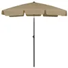 Image de Parasol de plage taupe 180x120 cm