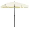 Image de vidaXL Parasol de Plage Abri de Soleil Parasol de Jardin Parasol de Patio Terrasse Extérieur Anti-UV Anti-décoloration Jaune 314727