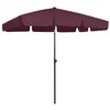 Image de vidaXL Strandparasol 200x125 cm bordeauxrood314731
