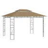 Image de vidaXL Prieel 160 g/m² 4x3x2,7 m taupe313916