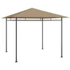 Image de vidaXL Belvédère Tonnelle de Jardin Pavillon d'Extérieur Tente de Réception Chapiteau de Jardin Pique-niques 3x3x2,7 m Taupe 313919