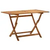 Image de Table de jardin pliable 120x70x75 cm Bois d acacia massif