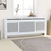 Image de vidaXL Cache-radiateur MDF Blanc 205 cm 325547