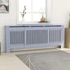 Image de Cache-radiateur - vidaXL - 205 cm - MDF - Design moderne - Longueur réglable
