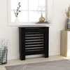 Image de vidaXL Cache-radiateur MDF Noir 78 cm 325564