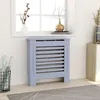 Image de vidaXL Cache-radiateur MDF Gris 78 cm 325565