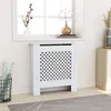 Image de vidaXL Cache-radiateur MDF Blanc 78 cm 325567