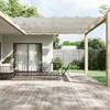 Image de vidaXL Auvent Vertical Ecran de Protection Ecran d'Intimité de Balcon Auvent de Patio Jardin Extérieur Blanc 140x800 cm 148168