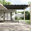 Image de vidaXL Auvent Vertical Ecran de Protection Ecran d'Intimité de Balcon Auvent de Patio Jardin Extérieur Anthracite 180x1200 148226