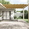 Image de vidaXL Auvent Vertical Ecran de Protection Ecran d'Intimité de Balcon Auvent de Patio Jardin Extérieur Beige 60x600 cm Tissu 148251
