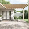 Image de vidaXL Auvent Vertical Taupe Écran de Protection de Balcon Auvent de Patio Résistant à l'Eau et aux Rayons UV Jardin 148407