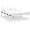 Image de vidaXL Bedframe metaal wit 140x200 cm324830