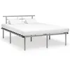 Image de vidaXL Bedframe zonder matras metaal grijs 140x200 cm324831