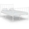 Image de vidaXL Bedframe metaal wit 120x200 cm324953