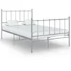 Image de vidaXL Bedframe metaal grijs 120x200 cm324954