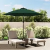 Image de vidaXL Vervangingsdoek voor parasol 300 cm groen313794